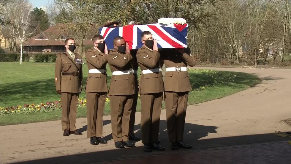 Captain Tom Moore’s family celebrates his life at funeral