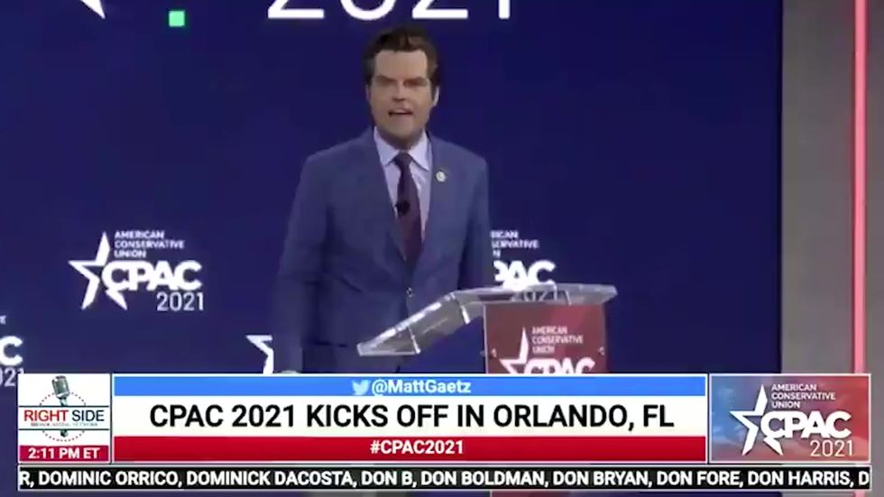 Matt Gaetz says media 'biased' over Ted Cruz's Cancun trip