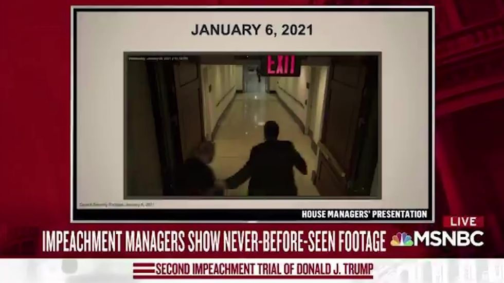 Video shows Schumer coming within yards of rioters before having to flee in other direction