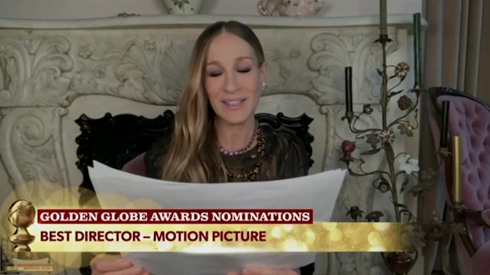 Sarah Jessica Parker reads first set of nominations for the 2021 Golden Globes