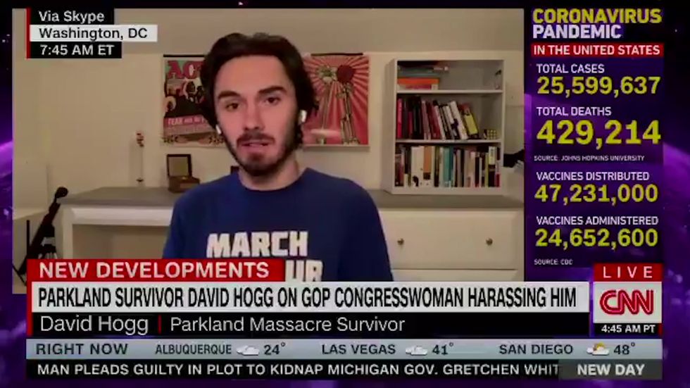 David Hog calls on Kevin McCarthy to take away assignments of Marjorie Taylor Greene and not to support her re-election