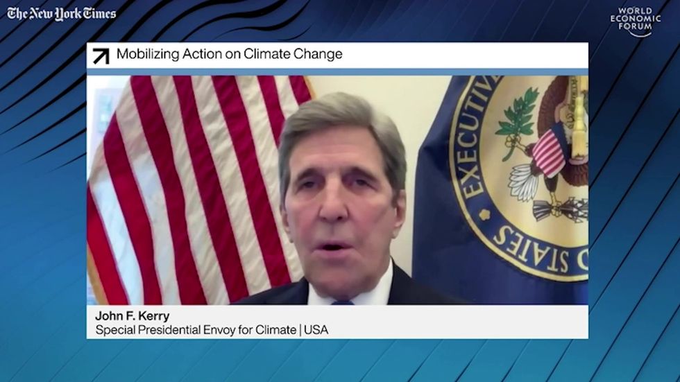 Davos: John Kerry speaks about mobilising action on climate change