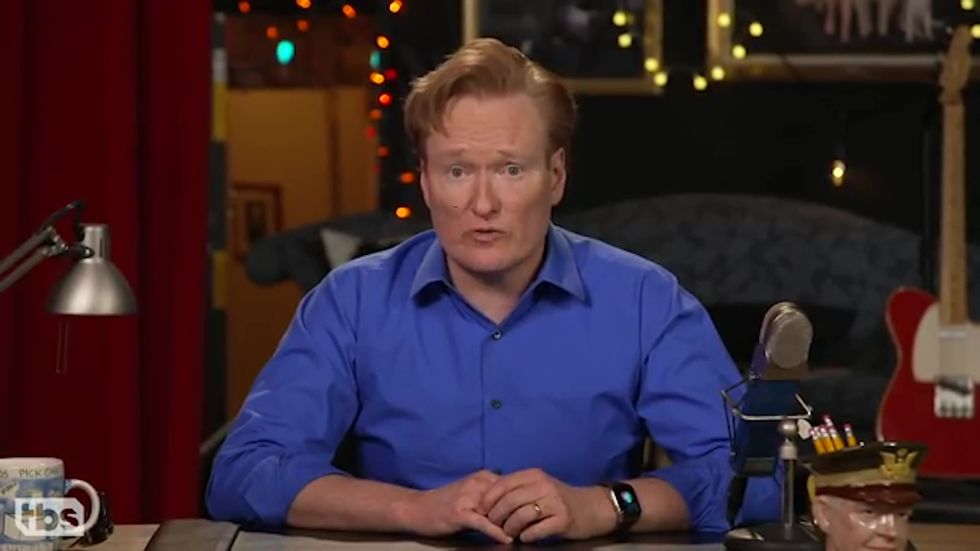 Trump's reported list of pardons mocked on Conan