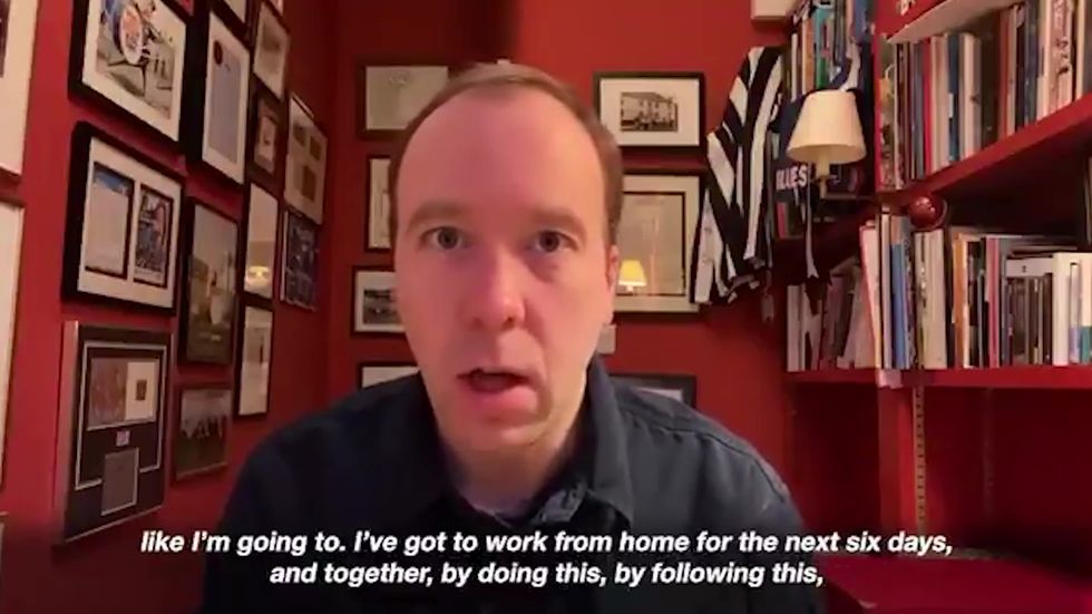 Matt Hancock self-isolating after NHS Covid alert