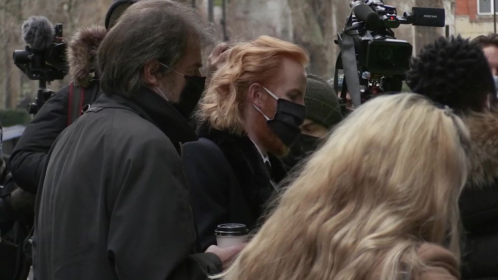 Julian Assange's legal team arrive at Old Bailey