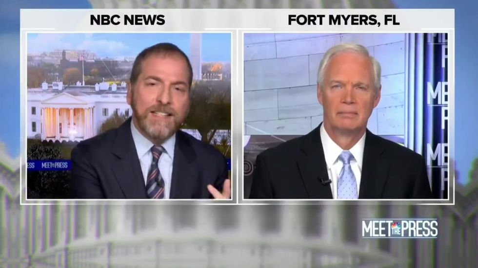 Chuck Todd confronts GOP 'election truther' Senator Ron Johnson