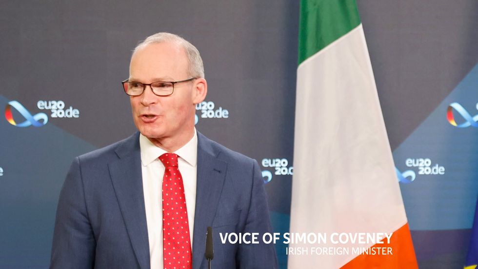 Irish foreign minister Simon Coveney says Brexit is not something to celebrate