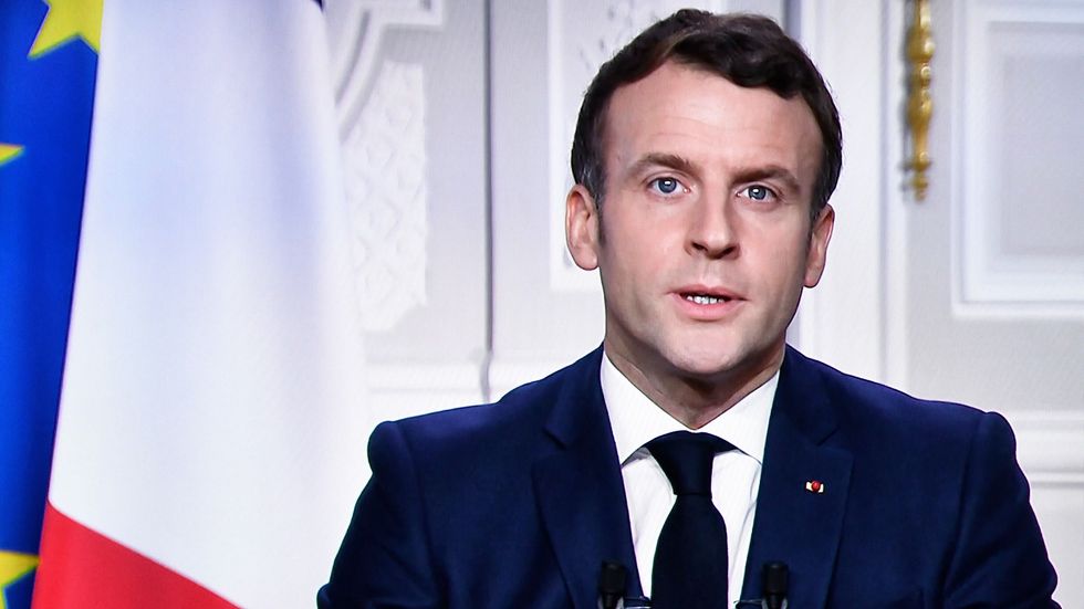 Emmanuel Macron says that Brexit was 'built on lies and false promises' in his New Year message