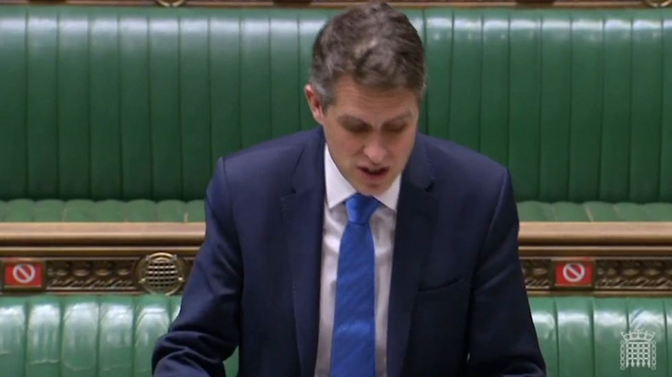 Gavin Williamson says majority of primary schools will open on Monday 4 January