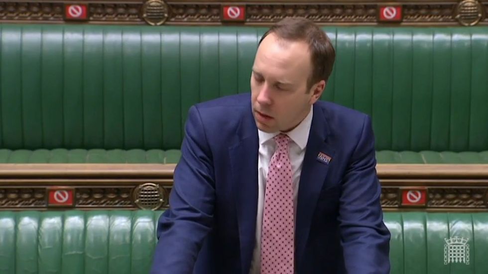 Matt Hancock announces new tier 4 and 3 areas