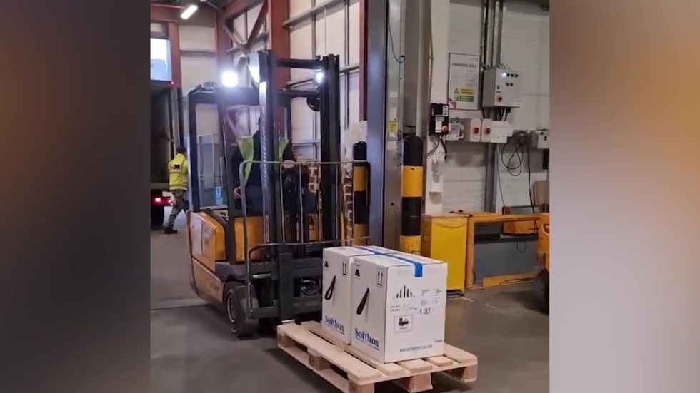 First coronavirus vaccines arrive at cold chain storage centre in Ireland