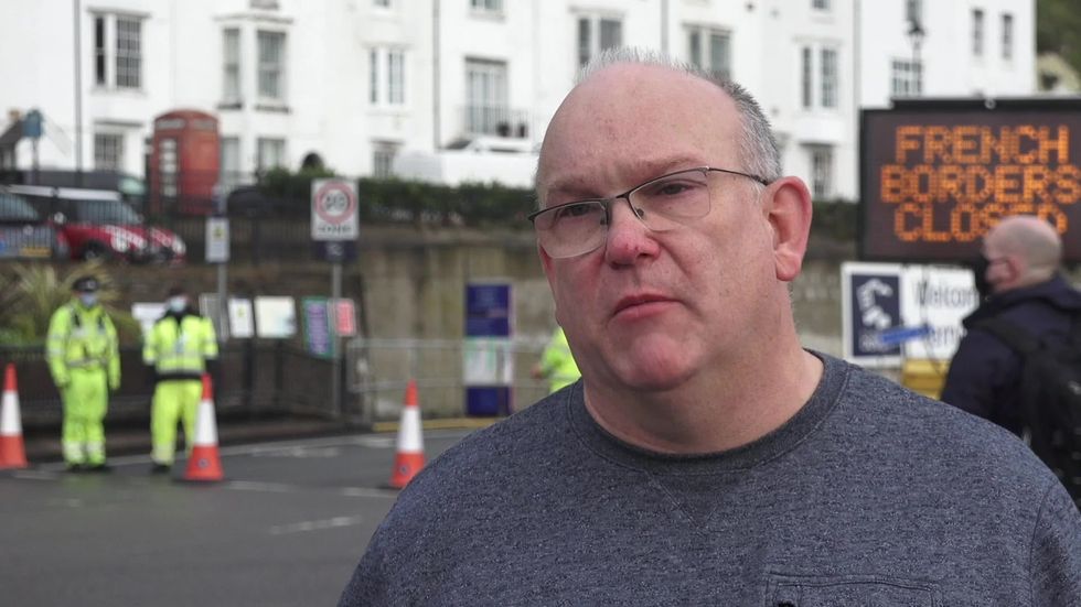 Truck driver criticises government's handling of France border crisis