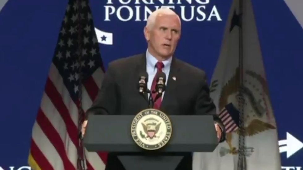 Mike Pence criticises Democrats for wanting to make poor 'more comfortable'