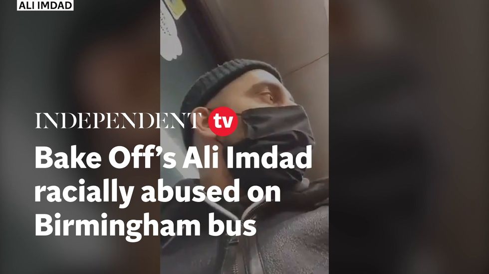 Bake Off's Ali Imdad racially abused on Birmingham bus