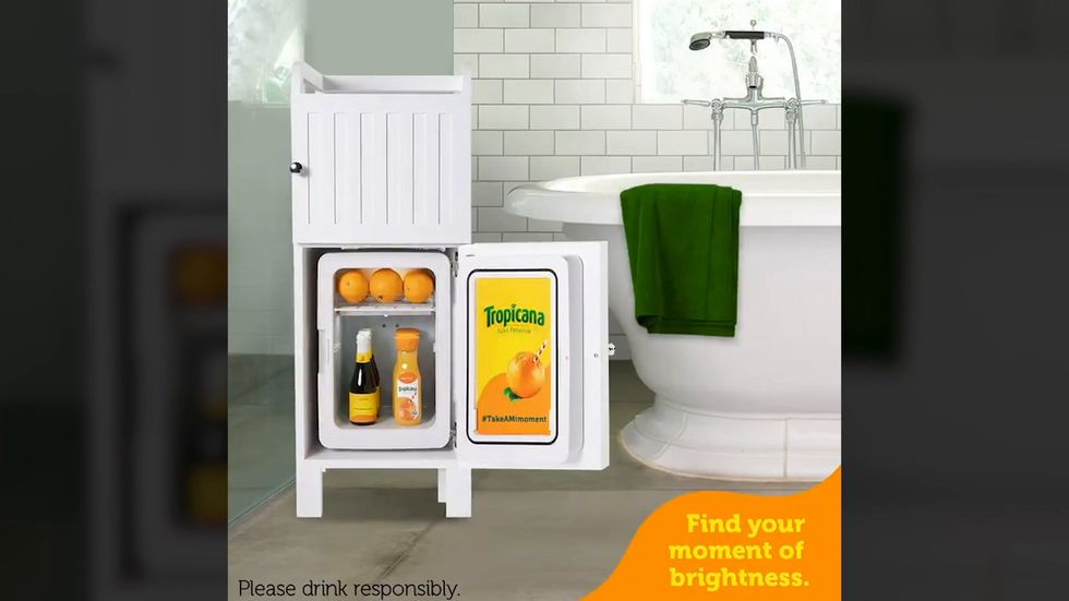 Tropicana apologises after ad depicting secret mimosa fridges causes backlash
