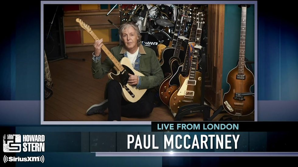Paul McCartney talks to Howard Stern about John Lennon