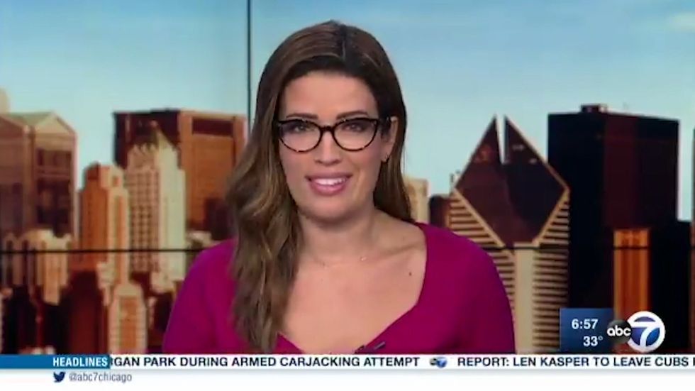 News anchor reveals she has been wearing her glasses on-air to boost her daughter's confidence