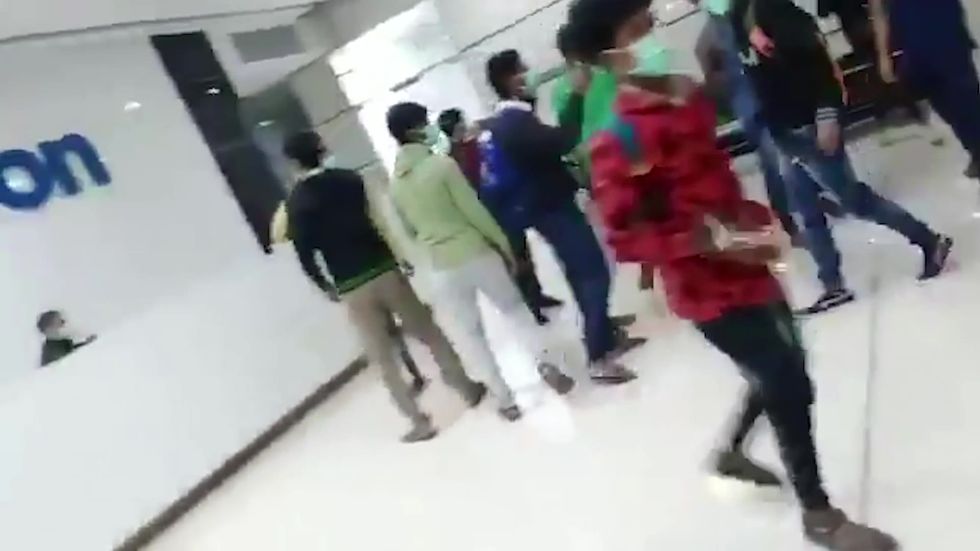 Video purportedly shows pay protests at iPhone production plant run in India