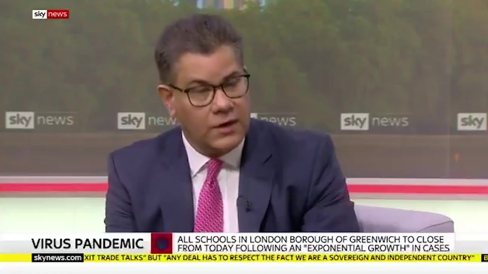 Alok Sharma says the Coronavirus Christmas rules 'will not be changing'