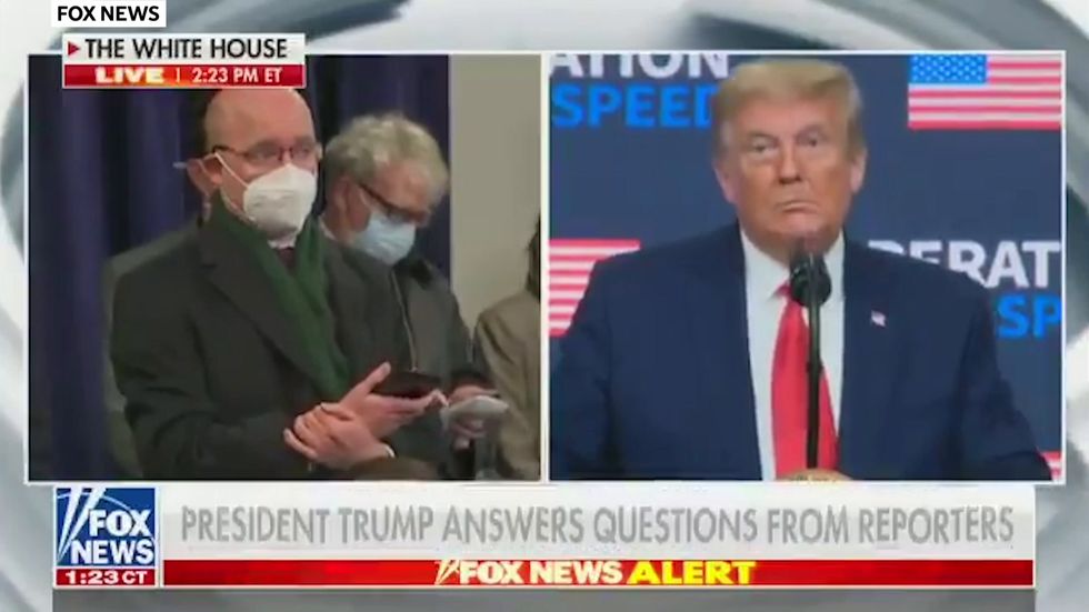 Trump says 'terrific' that nearly 15% of Americans have contracted coronavirus