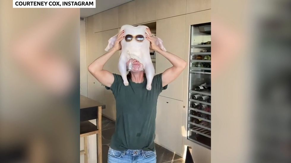 Courteney Cox reveals the 'gross truth' behind recreating an iconic Friends scene