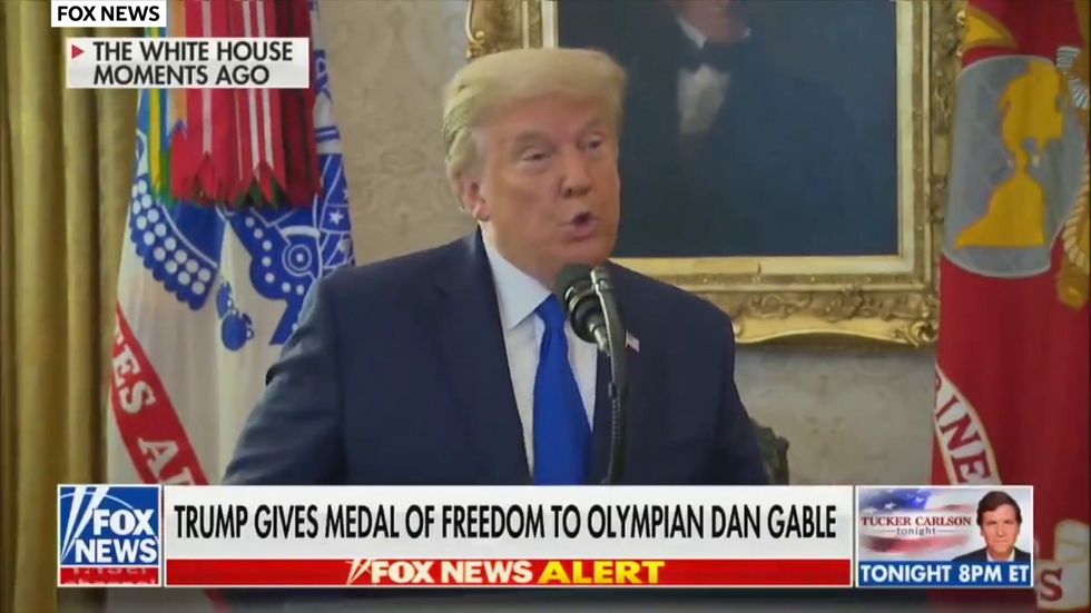 Trump doubles down on false claim he 'won two' elections