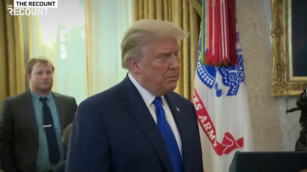 Trump says US is like 'third-world country' as he repeats false election fraud claim