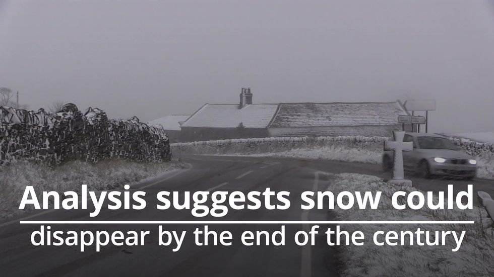 Snow on ground could disappear for most by end of century, Met Office suggests