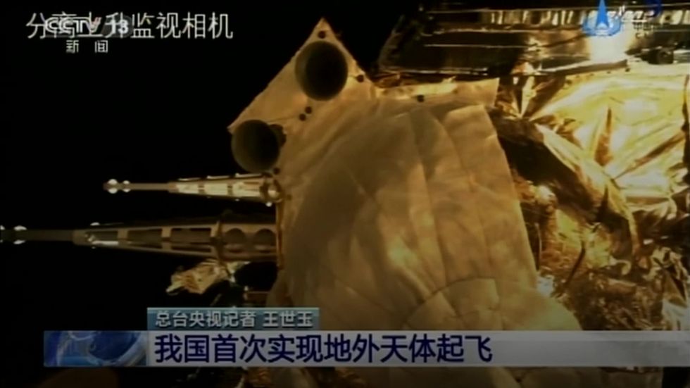 Chinese spacecraft takes off from Moon in ambitious lunar mission