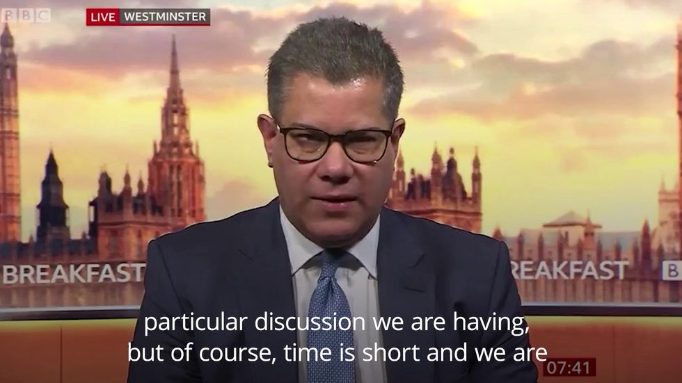 Brexit negotiations 'in a difficult phase' says Alok Sharma