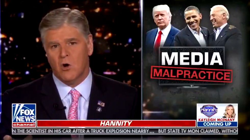 Sean Hannity admits on air he does not vet information that he gives out