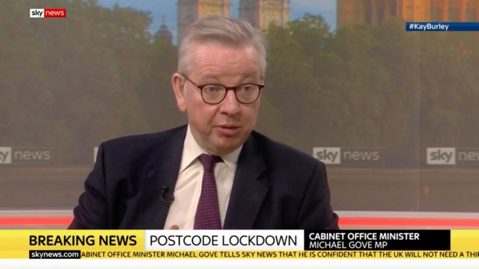 Michael Gove denies 'vaccine passports' will be needed