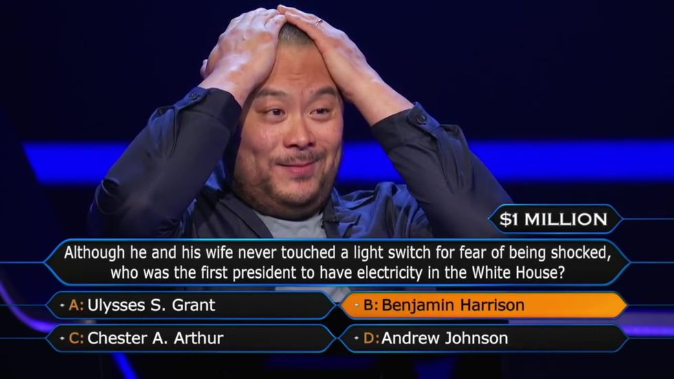 David Chang wins Who Wants To Be A Millionaire?