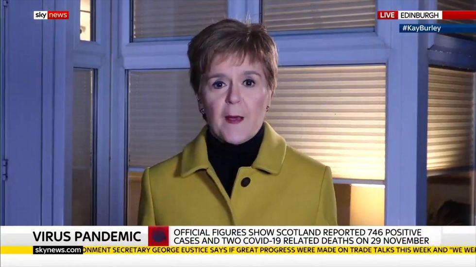 Sturgeon says Scotland's Covid death rate must be looked at 'over course of pandemic'