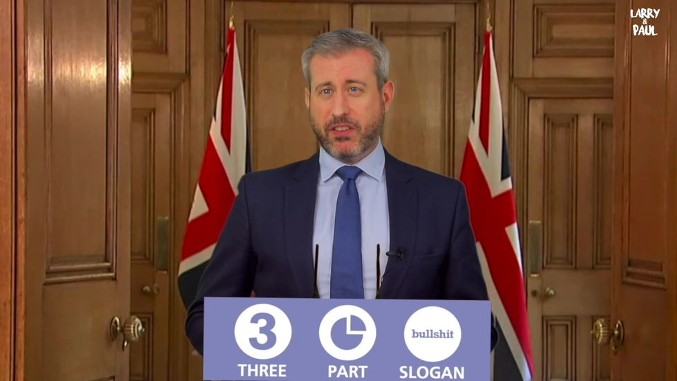 Viral video parodies Boris Johnson's lockdown rules