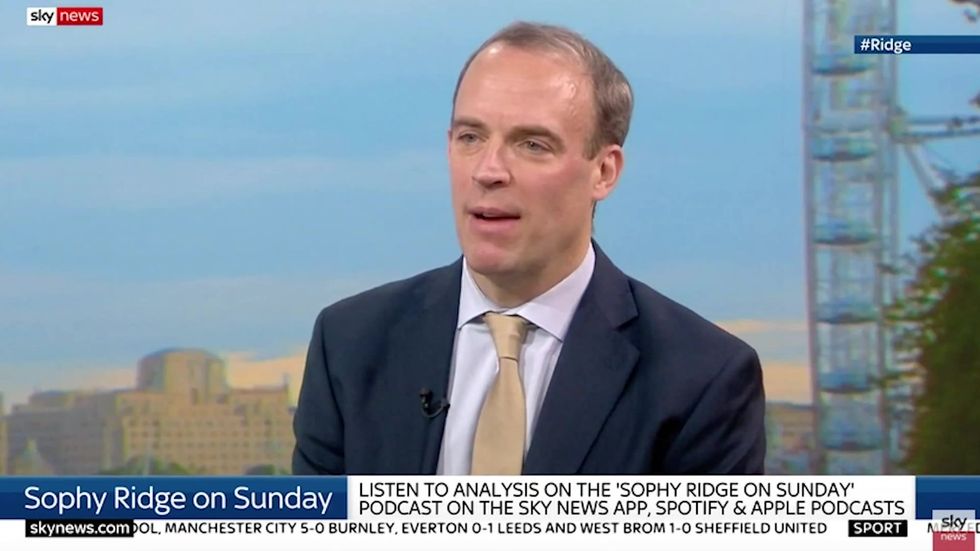 Dominic Raab says he thinks this is the crunch week for post-Brexit trade talks