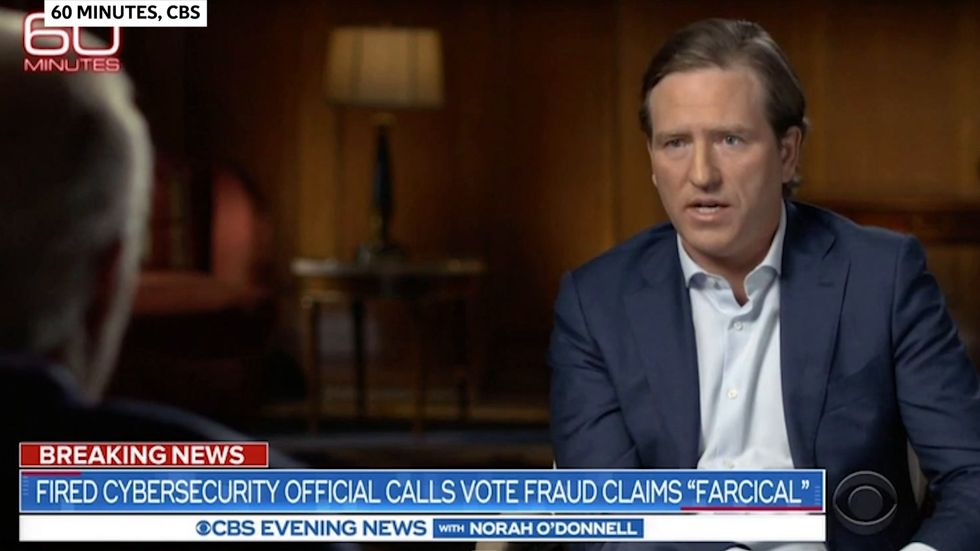 Chris Krebs says Trump campaign legal claims 'farcical'