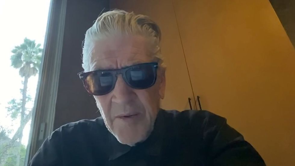 David Lynch gives a weather report