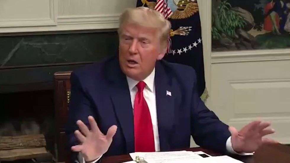 Trump falsely claims he won the election 'by a tremendous amount'