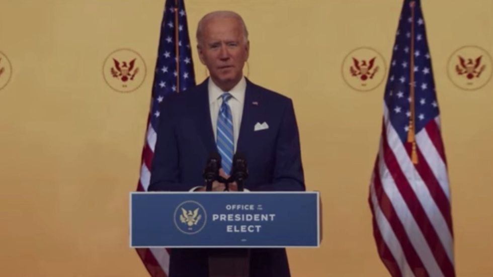 Biden delivers Thanksgiving address as nation reels from coronavirus