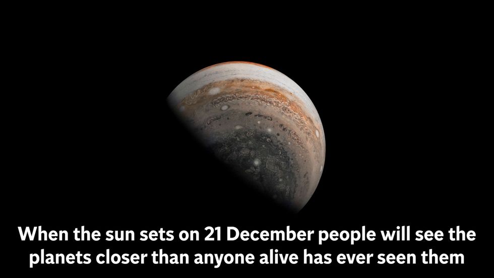 Jupiter and Saturn are about to line up in a way not seen since the Middle Ages