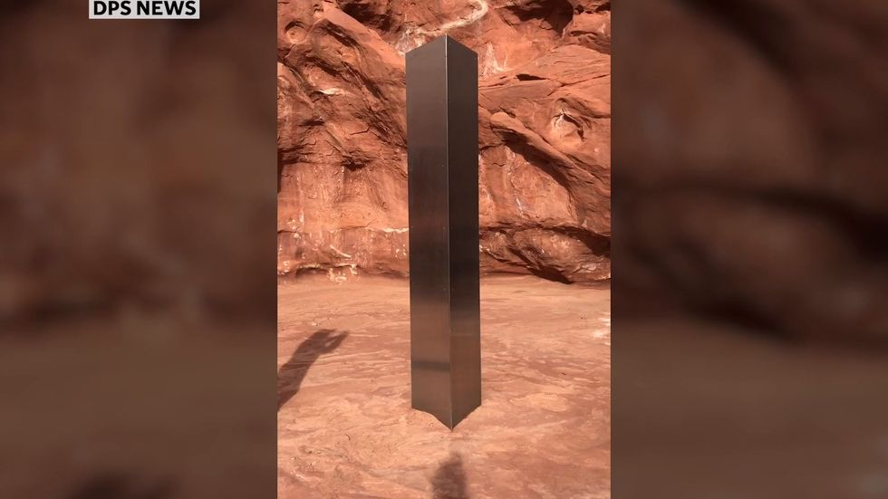 Mysterious metal monolith found in the wilds of Utah