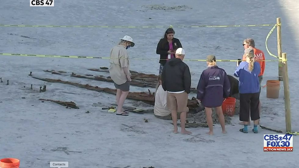 Tropical Storm Eta unearths remnants of an 1800s shipwreck in Florida
