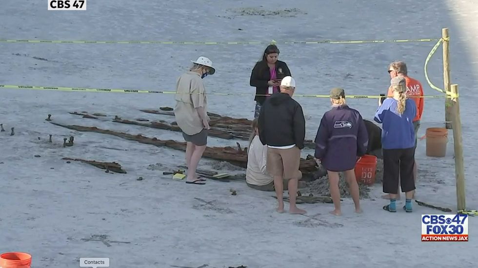 Tropical Storm Eta unearths remnants of an 1800s shipwreck in Florida