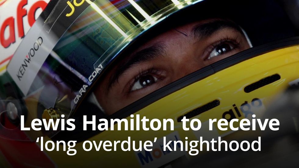 Lewis Hamilton to receive a ‘long overdue’ knighthood
