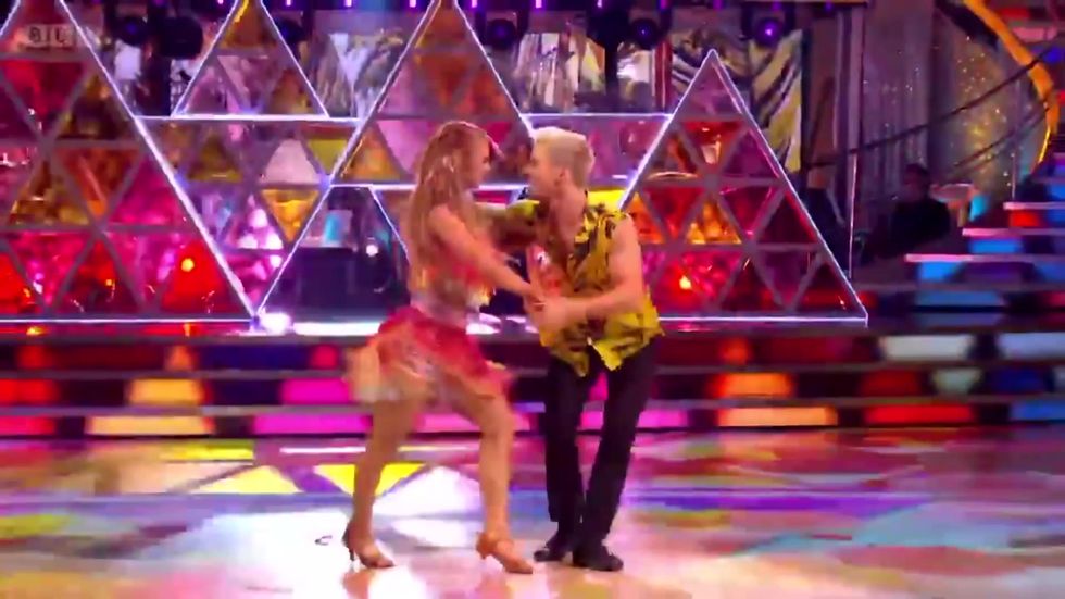 Maisie Smith nearly falls after backflip on Strictly