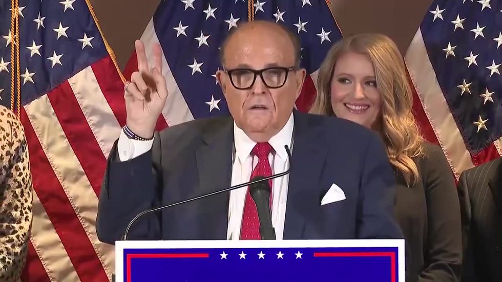 Rudy Giuliani re-enacts My Cousin Vinny at press conference