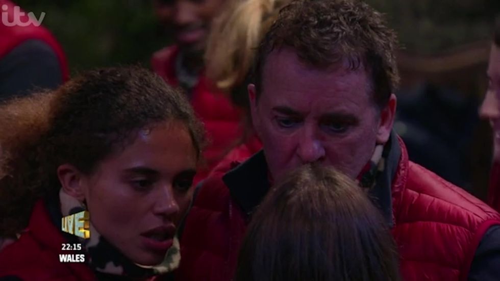 Shane Richie says 'R and R' during I'm A Celebrity