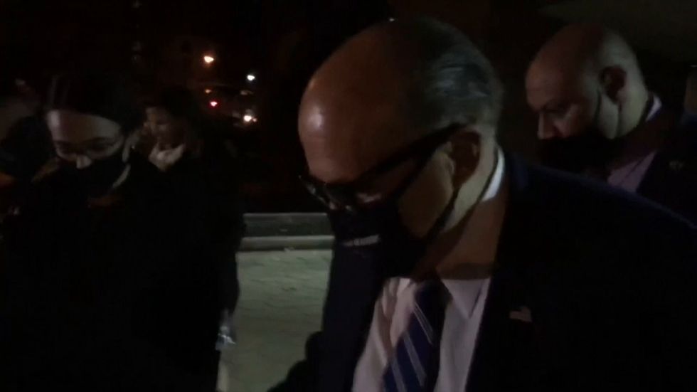 Rudy Giuliani returns to court as attorney for first time in decades on Trump's behalf
