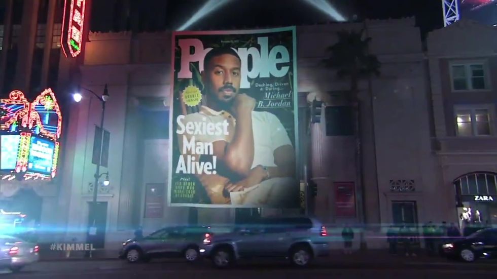 Jimmy Kimmel reveals Michael B Jordan as People's Sexiest Man Alive